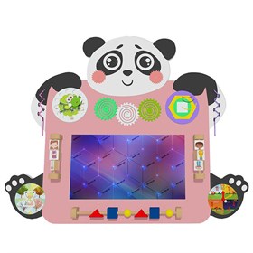 Интерактивный комплекс с бизибордом Ronplay Kids "Панда", 21,5" ✅