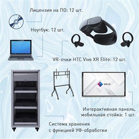 Мобильный класс виртуальной реальности EDUBLOCK XR VR-12 MAX ✅