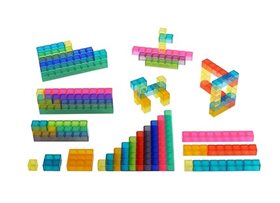 Набор с буклетом заданий "Числовые блоки" EDX (74 шт) ✅