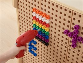 Набор винтов с геометрическими шлицами №2 для STEM-стены Masterkidz (512 шт) ✅