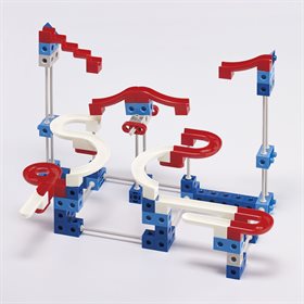 Конструктор "Лабиринт с шариками Marble Run и соединяющимися кубиками" EDX (102 детали) ✅