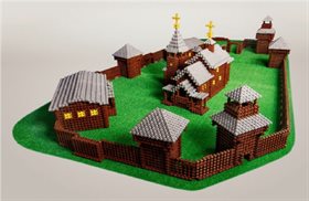 Развивающий конструктор Фанкластик "Историко-архитектурный комплекс «Обдорский острог»" ✅