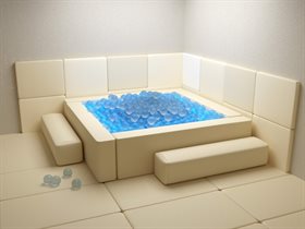 Сухой бассейн АЛМА с шариками и RGB-подсветкой 190х190 см. ✅