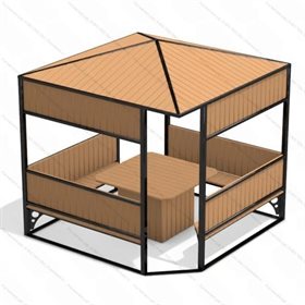 Беседка парковая Уют