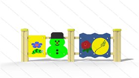 Ограждение для детской площадки Сказка