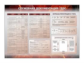 Стенд "Служебная документация ГДЗС" Зарница ✅