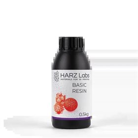 Фотополимерная смола HARZ Labs Basic, красный (500 гр)