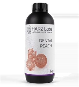 Фотополимерная смола HARZ Labs Dental Peach, персиковый (1000 гр)