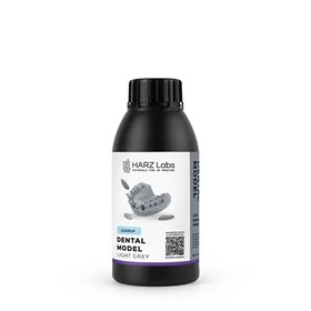 Фотополимерная смола HARZ Labs Dental Model Light Grey, светло серый