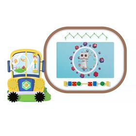 Интерактивная панель с бизибордом Service.Interactive "Машинка" ✅