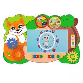 Интерактивная панель с бизибордом Service.Interactive "Белка" (0-3 года) ✅