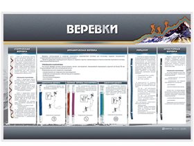 Демонстрационный стенд с оригинальными образцами "Веревки" ✅