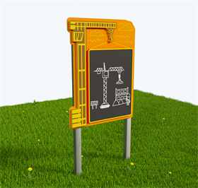 Модуль магнитно-меловой "Стройка"