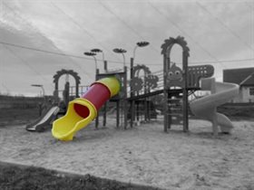 Горка - тоннель прямая с высоты 1,2 м