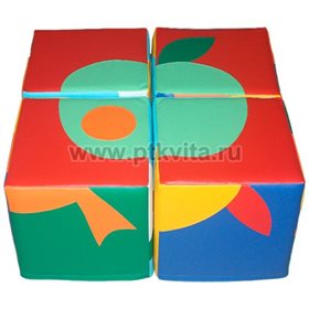 «Кубики «Сложи аппликацию (6 аппликаций)» (60*60*30 см.) арт. 7Н51
