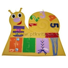"Улитка" игрушка настенная дидактическая арт. 4Д31