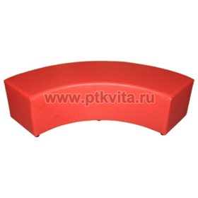 Банкетка полукруглая на каркасе (на опоре) арт. БПК-1 красная, Расцветки модели «Банкетка полукруглая на каркасе»