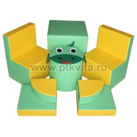 «Дракоша» комплект мягконабивной мебели арт. 3КМ18