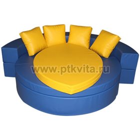 «Улыбка» набор мягкой игровой мебели арт. 3КМ22