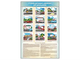 Стенды "Правила дорожного движения для школьников" ✅