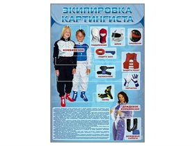 Стенд "Экипировка картингиста" ✅