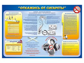 Стенд " Откажись от сигареты" ✅