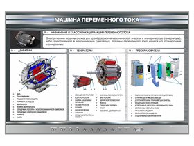 Электрифицированный стенд "Машина переменного тока" ✅