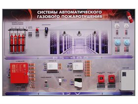 Интерактивный демонстрационно-тренажерный стенд "Газовая система пожаротушения" ✅