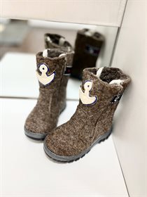 Детские валенки для мальчика якорь зимние, размеры 22,23,24 (111005) Детские валенки для мальчика якорь зимние, размеры 22,23,24 (111005)