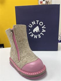 Валенки Фома цвет серый / розовый для девочки 23409