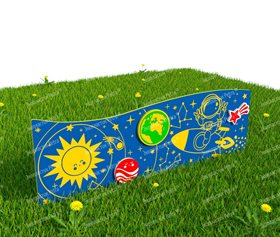 Забор из Экопластика Petra ® "Космическое пространсто" (Модель 2)