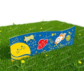 Забор из Экопластика Petra ® "Космическое пространсто" (Модель 11)