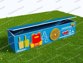 Вечная "Лавка-шкаф для хранения игрушек в теневой навес" из Экопластика PetraВариант № 09