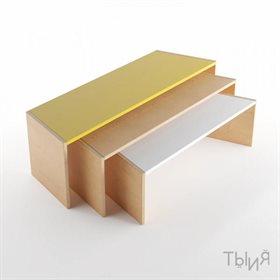 Лавочка 3-х ярусная