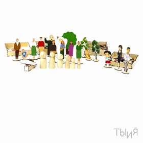 Набор тематических фигурок психологу