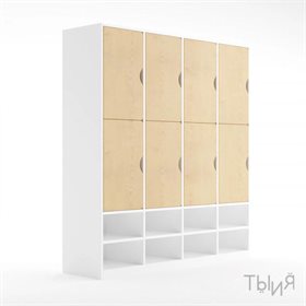 Кабинка для переодевания (2 яруса, 8 шкафчиков)