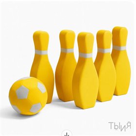 Мягкий набор "Кегли"