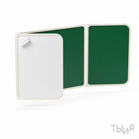 Доска магнитно-маркерная меловая