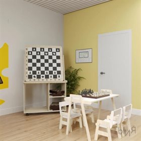 Шахматная мобильная стойка «Ход Конем»