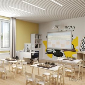 Шахматная комната для детей "Ход Конем интерактив"