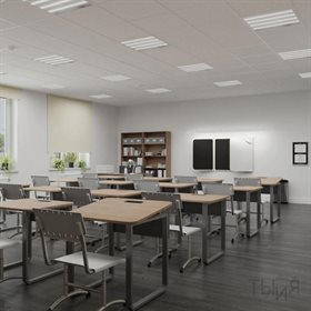 Школьный класс (кабинет) "Вектор" с 1-местными партами