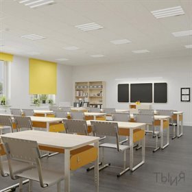 Школьный класс (кабинет) "Лидер" с 2-местными партами