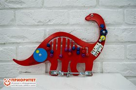 Бизиборд Красный динозаврик