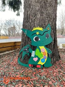 Бизиборд Дракоша