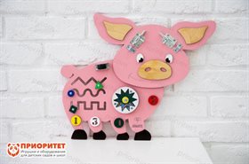 Бизиборд Смелый поросёнок