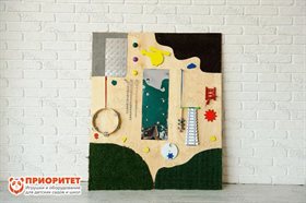 Акустическая настенная тактильная панель Любим музыку