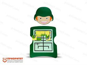 Дидактическая панель Кем стать? Военный