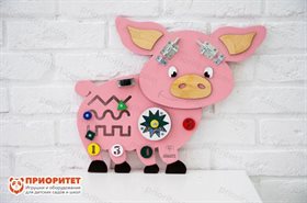 Бизиборд Смелый поросёнок