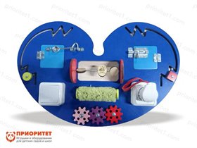 Бизиборд Синее сердце