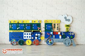 Бизиборд Озорной паровозик